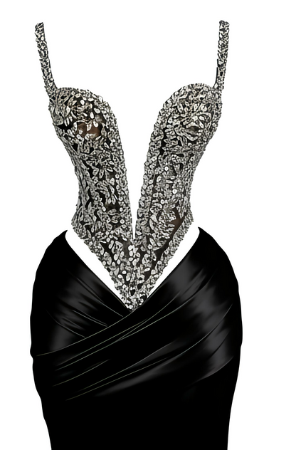 Charming Straps Evening Dresses for Women Rhinestones Pageant Celebrity Dresses Gala